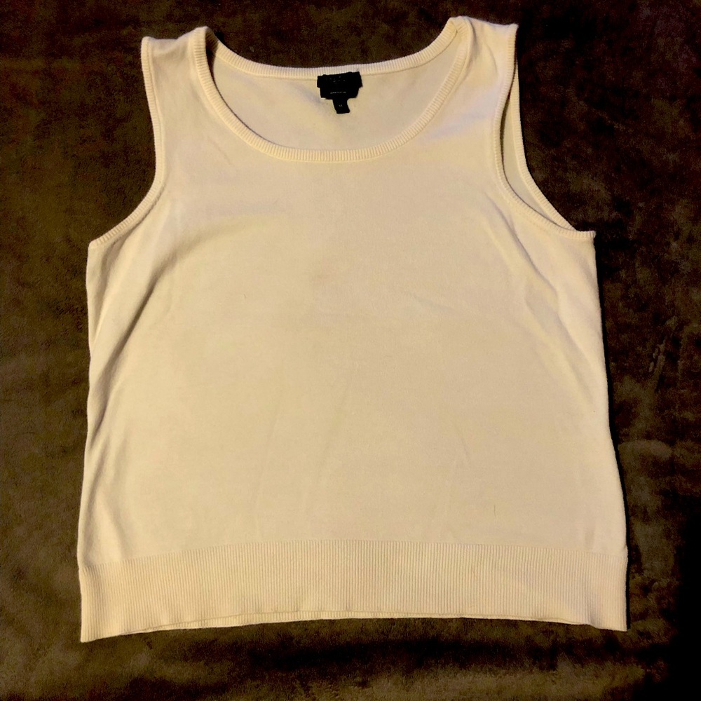 Talbots Pima cotton white top
